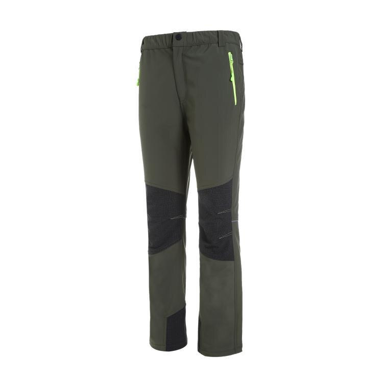 children's hiking pants warm and windproof outdoor trousers hiking travel skateboard basketball boys and girls sportswear: Black / S