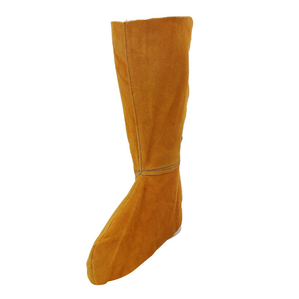 Teilt Leder Schweißen Gamaschen/Schuh Schutz Abdeckung 390mm Länge Schutz Kleidung Zubehör