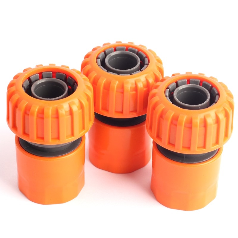 Abs  g 3/4 '' vesiletku pikaliittimet puutarha putki/letkuliittimet oranssi irrotettava vesi putki kastelu korjaus letkun liitos