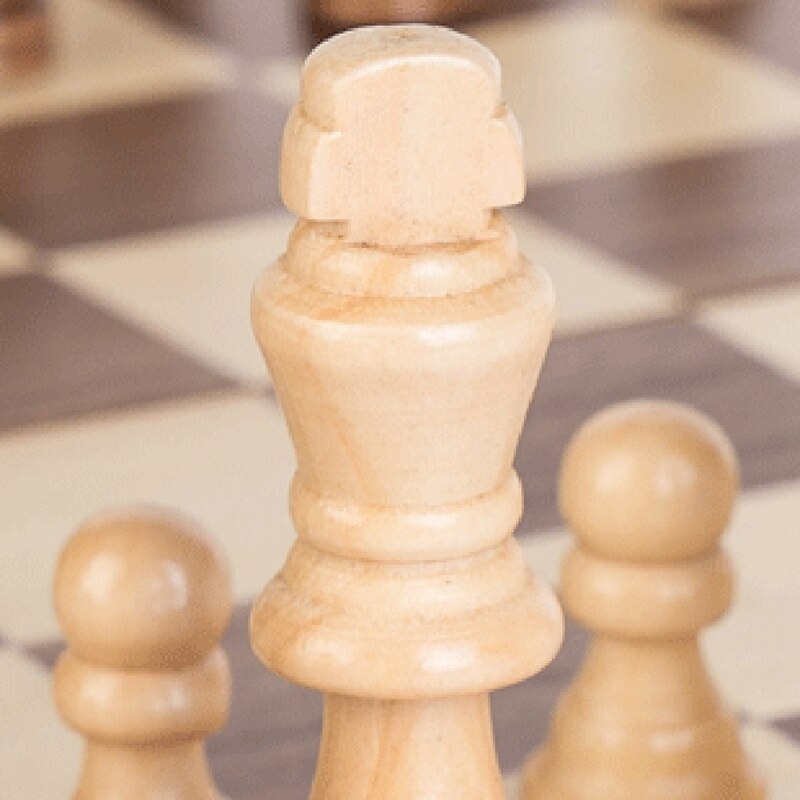 Houten Schaken En Dammen Set Magnetische Schaken Board Set Voor Kids Volwassenen Reizen Draagbare Vouwen Schaakspel Sets