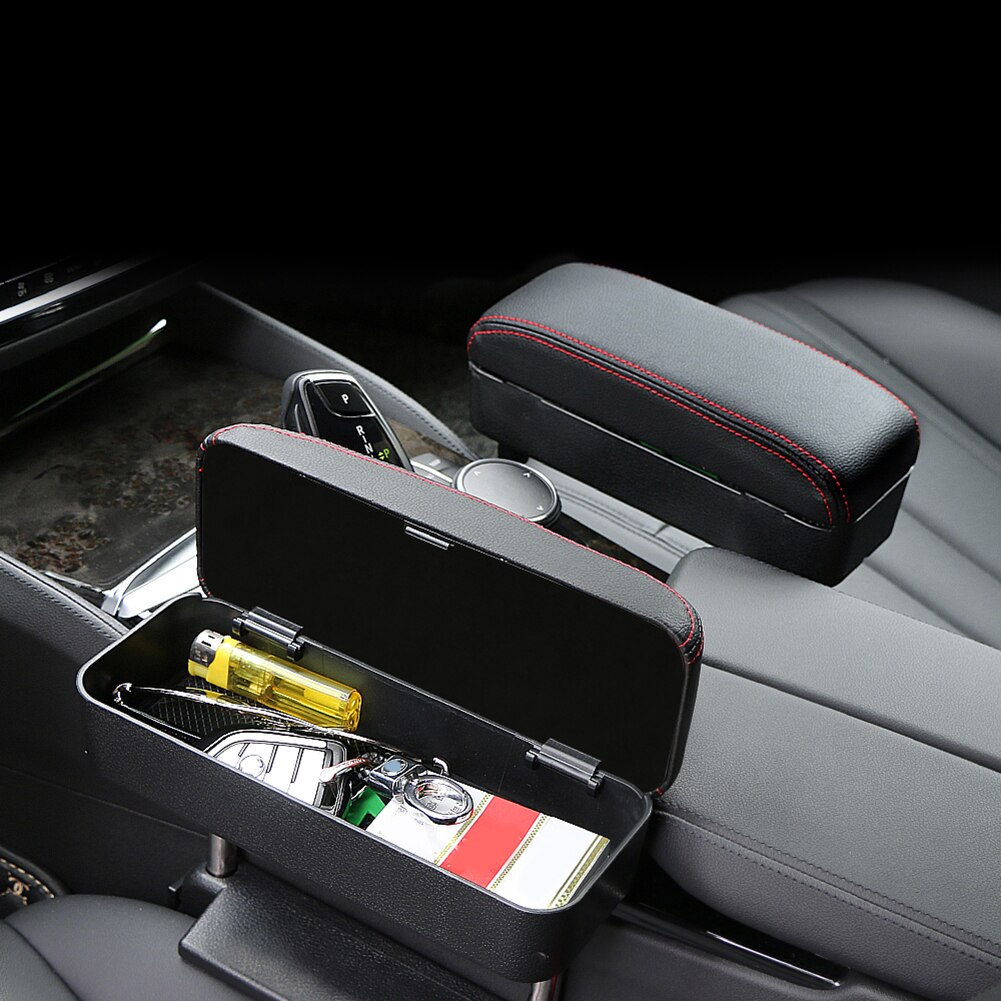 Universal bil armlen boks albuestøtte justerbar bil midtkonsoll armlen bil styling auto sete gap organisator armlen boks