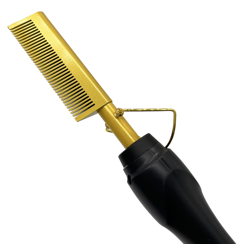 1 ensemble de peigne lisseur brosse peigne pressage chaleur électrique brosses à cheveux électriques outils de coiffure