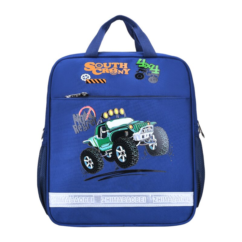Kinderen Rugzakken School Tassen Voor Meisjes Vlinder Afdrukken Waterdichte Leuke Student Schooltassen: handbag blue