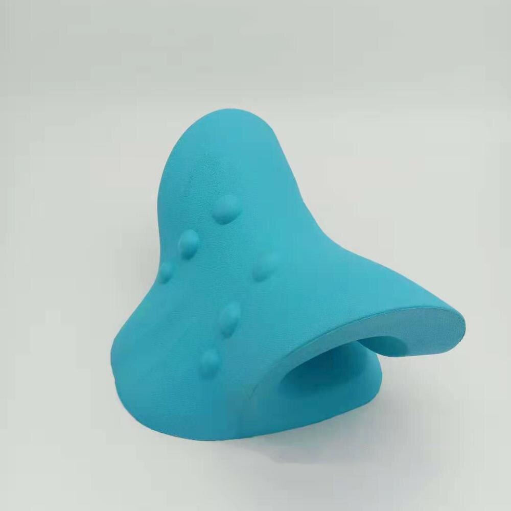 Aqumotic V-hals Kussen Schildpad Repair De Cervicale Wervelkolom Elasticiteit Comfortabele Foam Blauw Hoge Hals Ondersteuning Kussens Soft