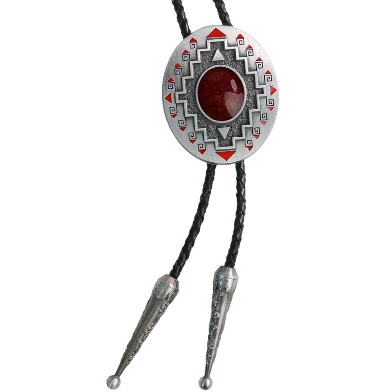 Indian totem bolo tie American western cowboy bolo tie