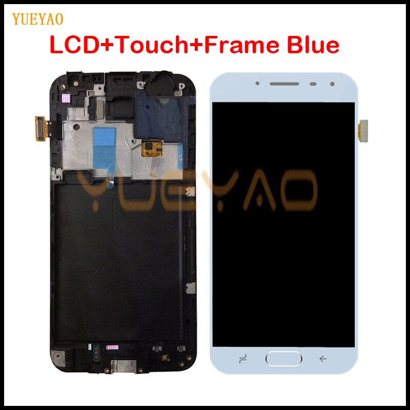 J400 LCD for Samsung Galaxy J4 J400F Display SM-J400F/H/P/M/G/DS Touch Screen Digitizer Assembly Replacement Frame: LCD WithFrame Blue