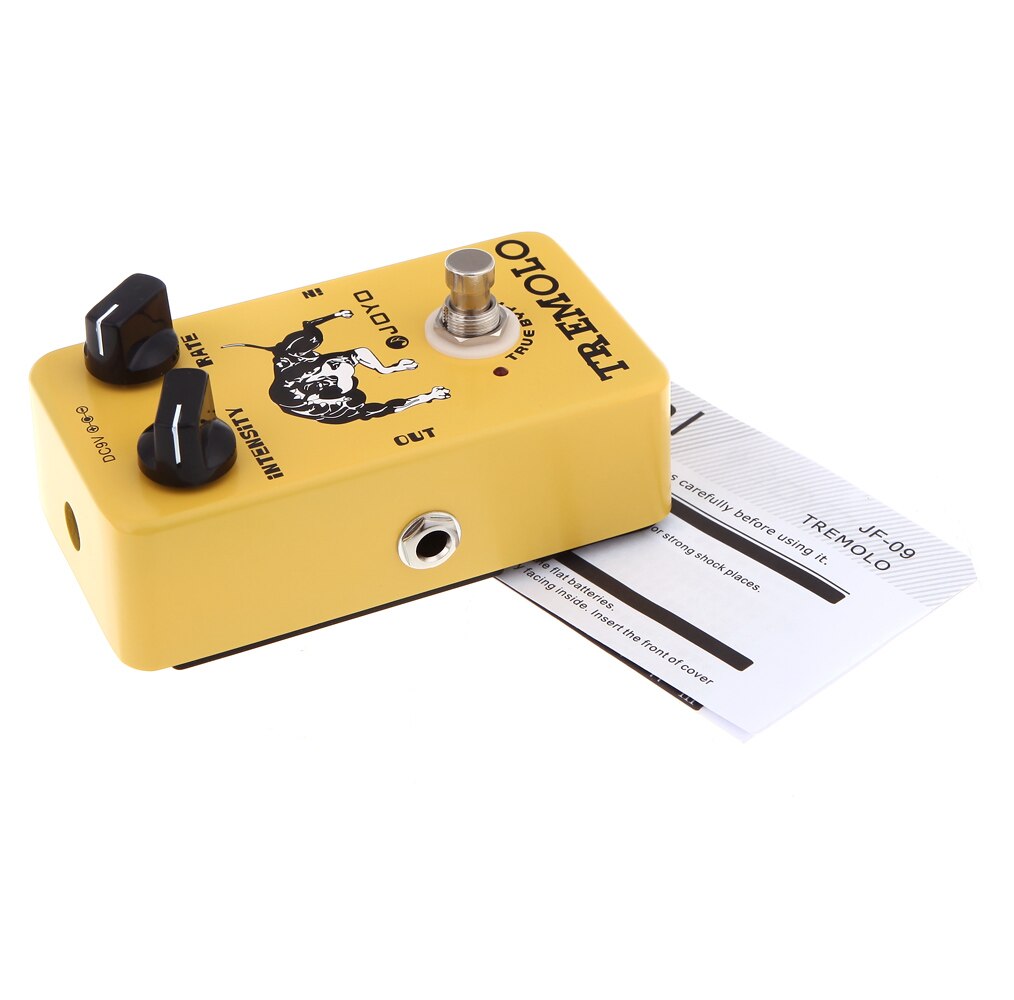 Joyo jf -09 tremolo kitarapedaali stompbox klassisten putkivahvistimien intensiteettisävel kitaraefekti pedaali kitaratarvikkeet
