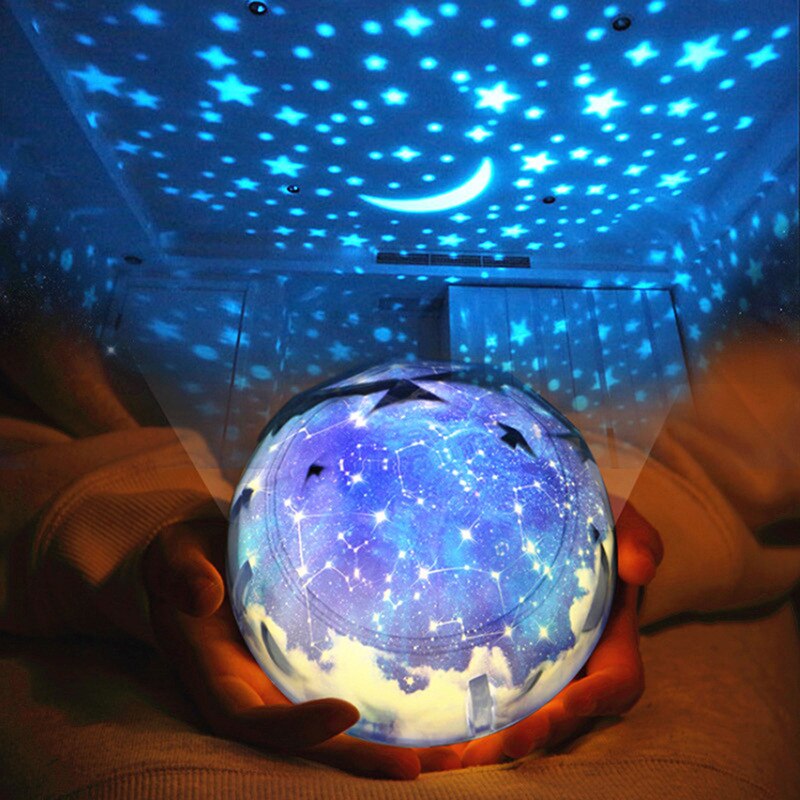 Projector Light Led-Lamp Projector Planet Night-Light Flashing Rotate Earth-Universe Starry Sky Christmas: Constellation / No Rotate