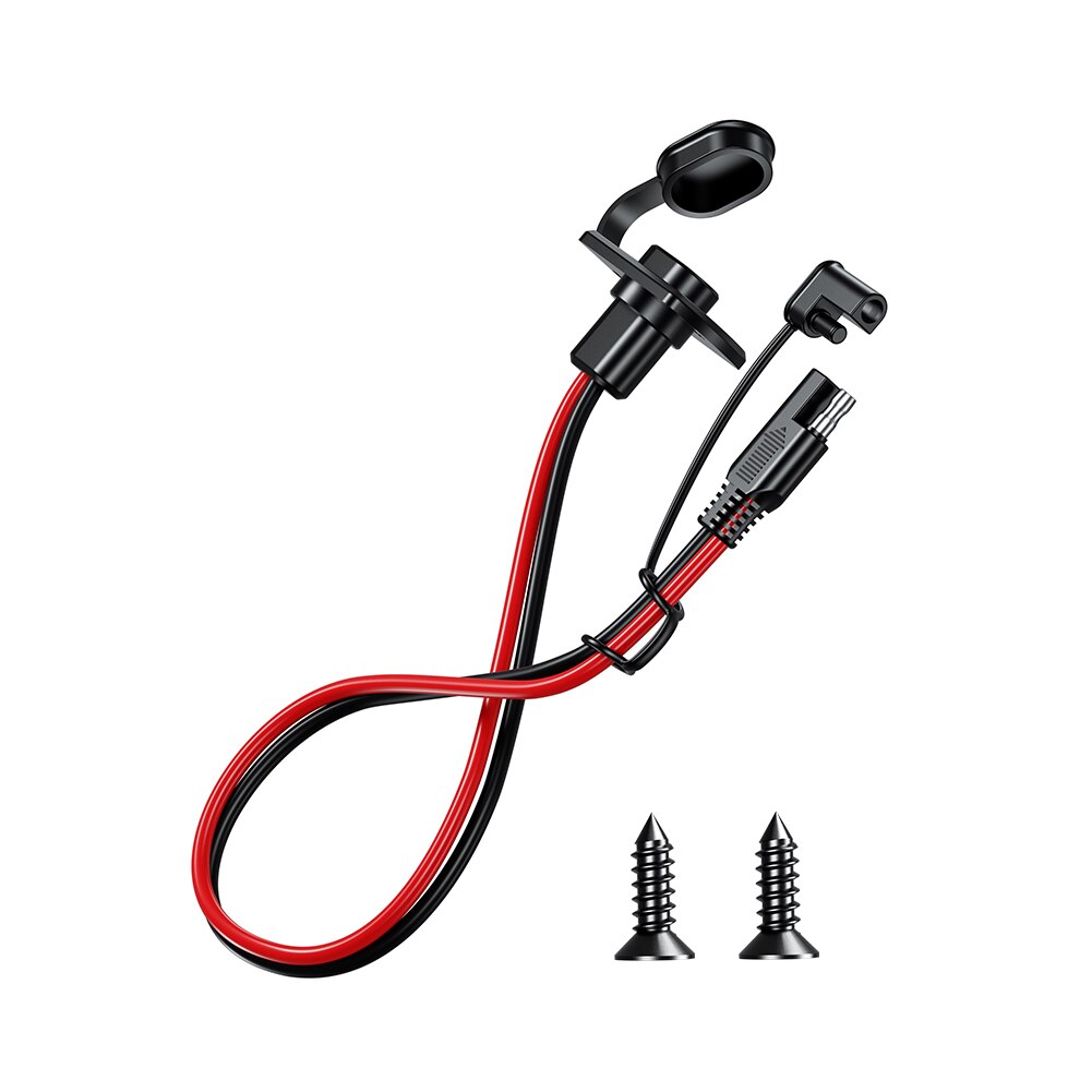 Quick Release SAE Cable With Fuse Ring Terminal O Ring Connector Battery Charger Extension Adapter Wire 12AWG Ring Terminal: 1PCS