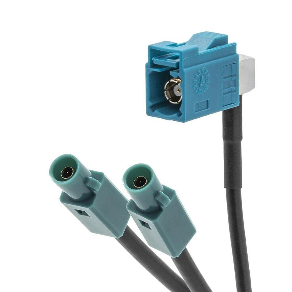 Radio Y antenna adapter FAKRA (Z) socket double FAKRA Conversion cable For VW FM antenna plug FAKRA Double radio For Volksw U8A3