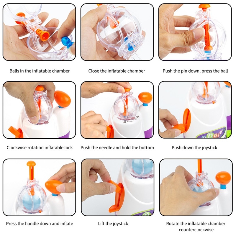 magic lijm muziek wave oonies kinderen DIY handgemaakte kleverige bal fun bubble inflator speelgoed