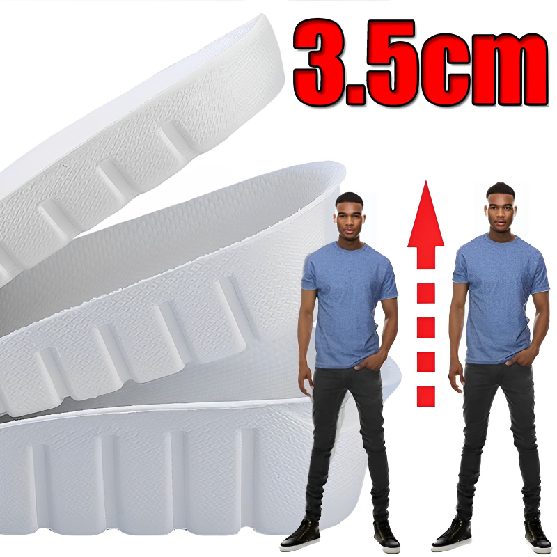 Semelles Rehaussantes Invisibles pour Chaussures de dehors, 1.5/2.5/3.5cm, Rehaussantes, pour Homme et Femme, Orth4WD, Support d'Arc