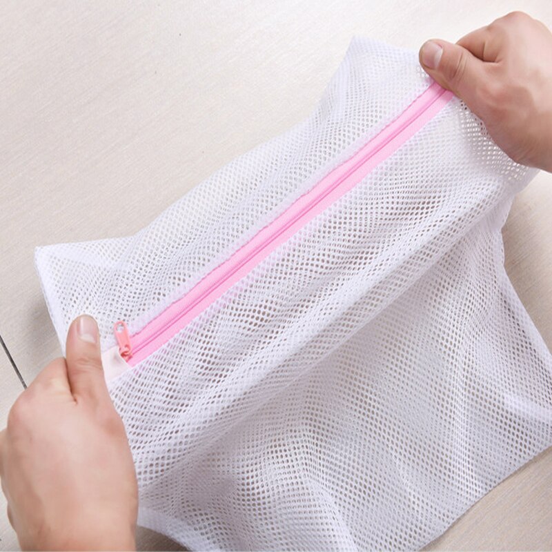 Mesh Laundry Bag Polyeste Wash Bags Coarse Net Laundry Basket Laundry Bags for Washing Machines Mesh Clothes Sock Bra Bag