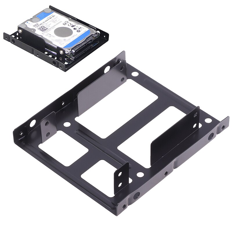 Desktop 2.5 To 3.5 Hard Drive Dual Desktop SSD Mounting Bracket Internal Adapter