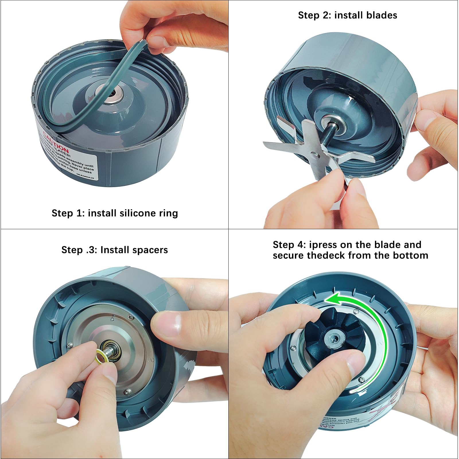 Dichtungsring für Nutribullet 900w Profi Rührgerät, Silikon-Dichtungsring, Gummidichtung, Entsafter, Ersatzteile