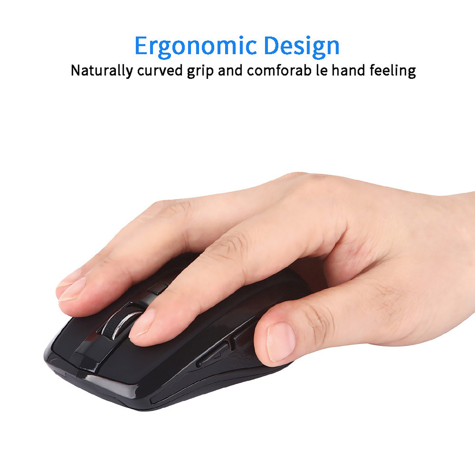 2.4 -ghz-funkmaus mit usb-c-anschluss für macbook/pro, geräuscharm, ergonomisch, leise, pc-laptop-zubehör