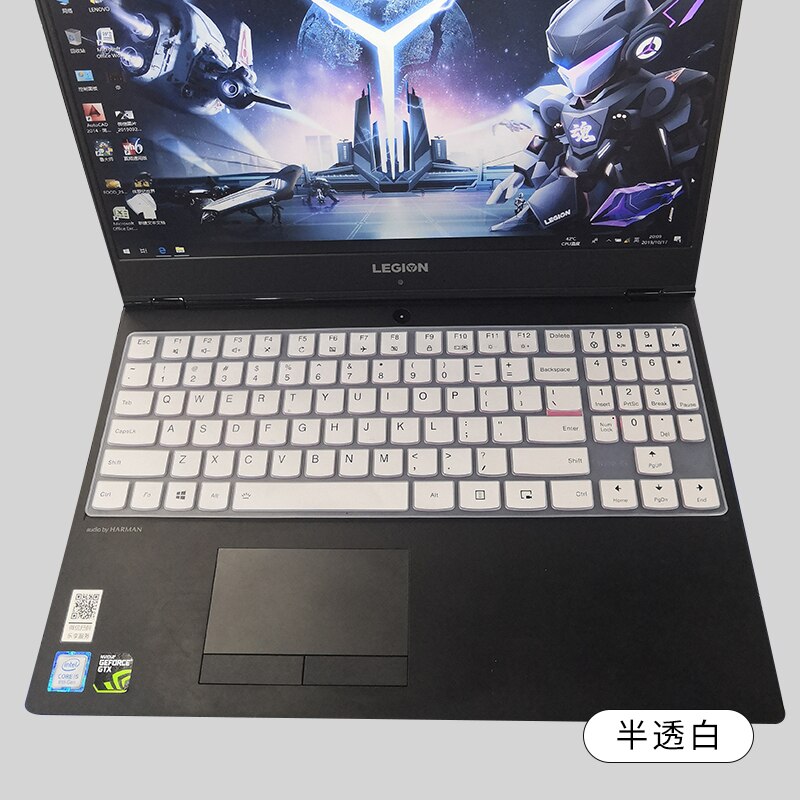 Silikonowe US układ klawiatury Protector skóry do 15.6 ''Lenovo Legion Y720 Y540 Y545 Y530 Y520 R720 Y7000 15'' Y730 Y740 17''
