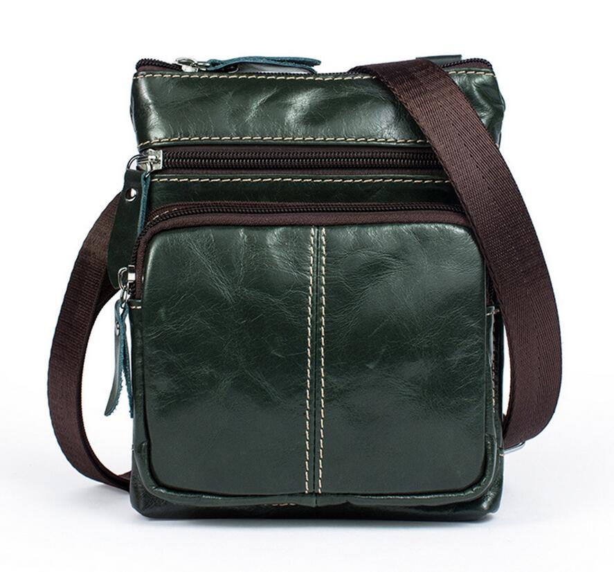 Small Flap Messenger Bags Male Purse Packing Travel Pouch Zipper Softshell Leather Crossbody Bags 12 Colors Sling Bag: 8