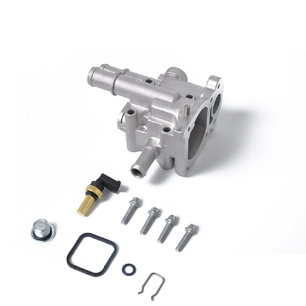 Adeeing motorkoeling auto thermostaat behuizing deksel + sensor voor chevrolet cruze opel 96817255 55591401 r20: Default Title