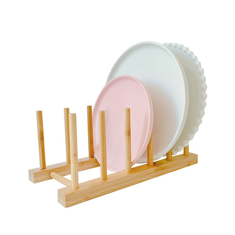 Japanese Wooden Storage Rack Retro Kitchen Storage Water Cups and Dishes Drain Rack Holding Solid Wood Shelves for Plate Racks