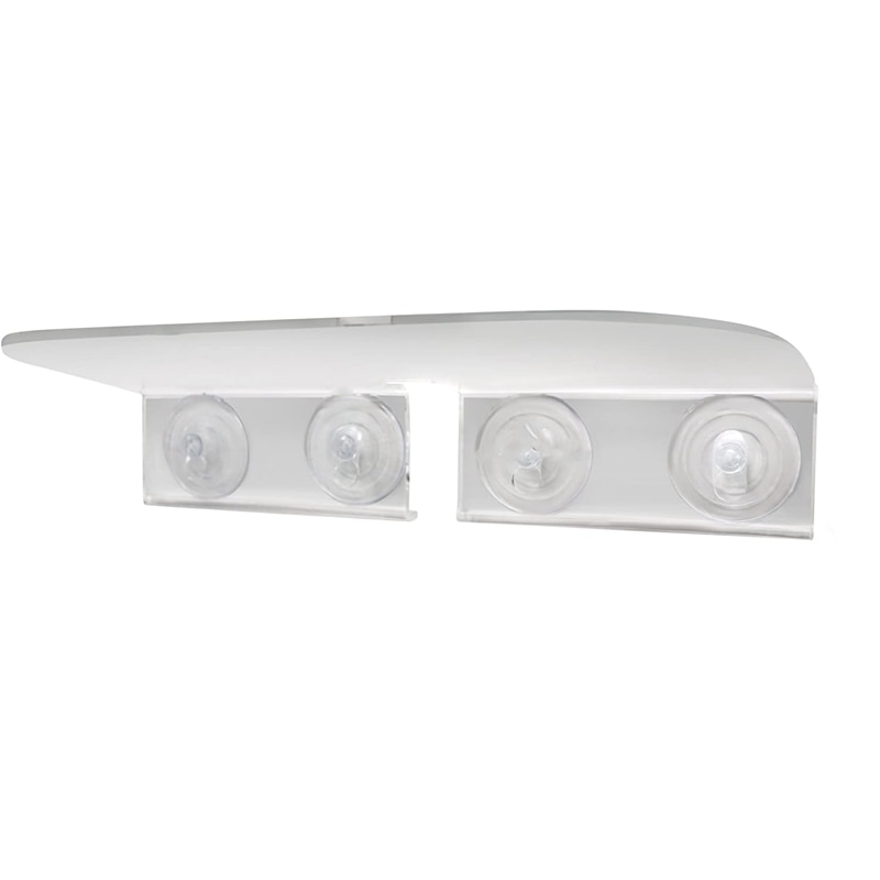 Ledge Suction Cup Window Shelf Acrylic Plant Window Shelf Indoor Window Plant Shelf for Creating Plants Garden on Window