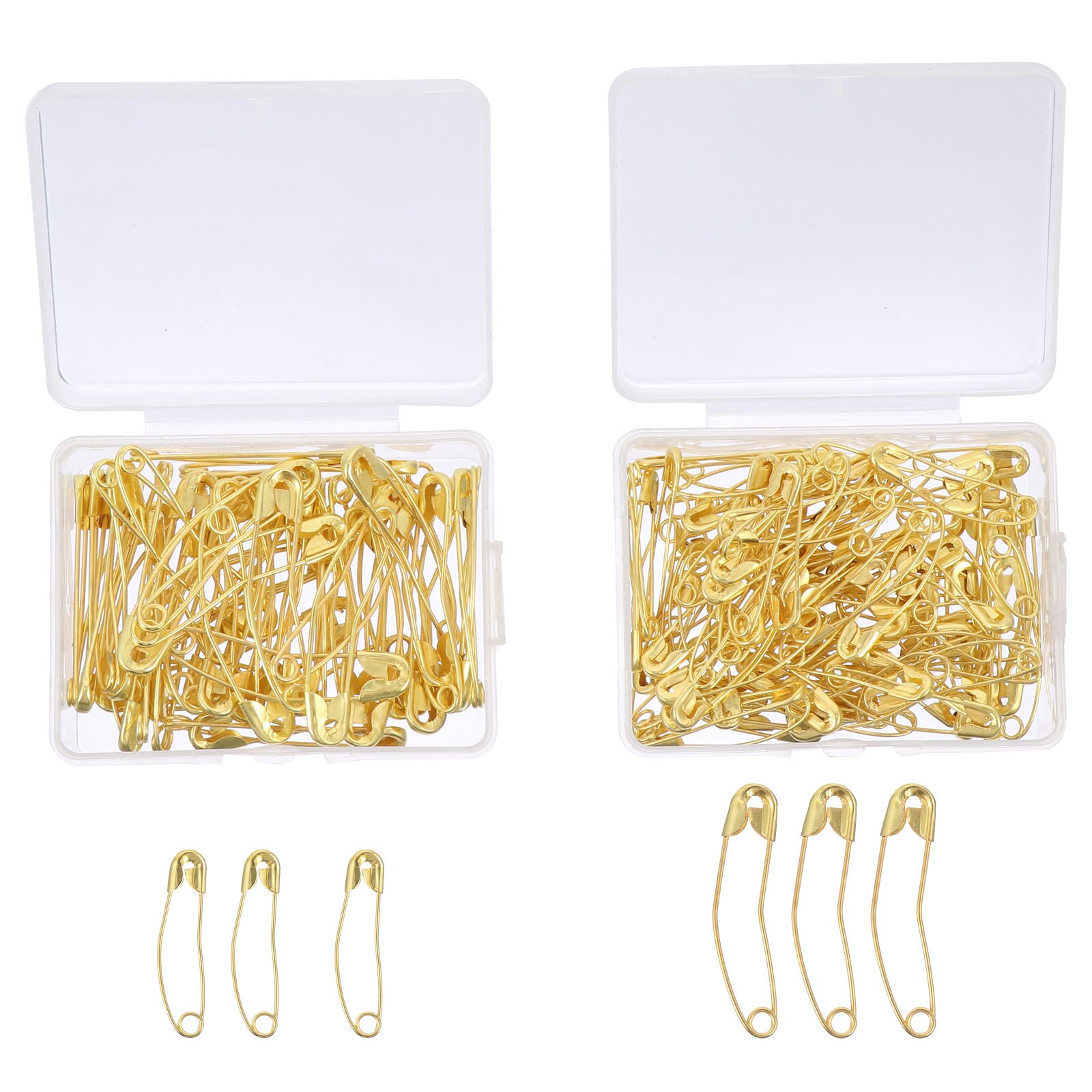 Sicherheit Metall Stift Gebogene NäHenne Quilten Biegen Stift dauerhaft DIY Zubehör: golden