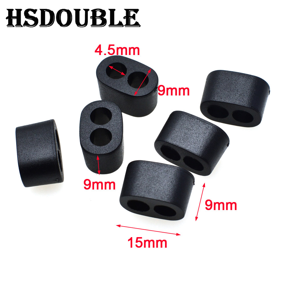 Mini Rope Slider 10 Pcs/Pack 4.5mm 2 Holes Rope Connecter Slider Cl... – Vicedeal