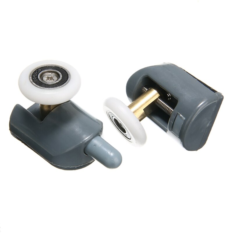 8Pcs / Set of Rollers Bathroom Roller Runner Shower Room Accessories Bearing Roller with Seat Combination 2m