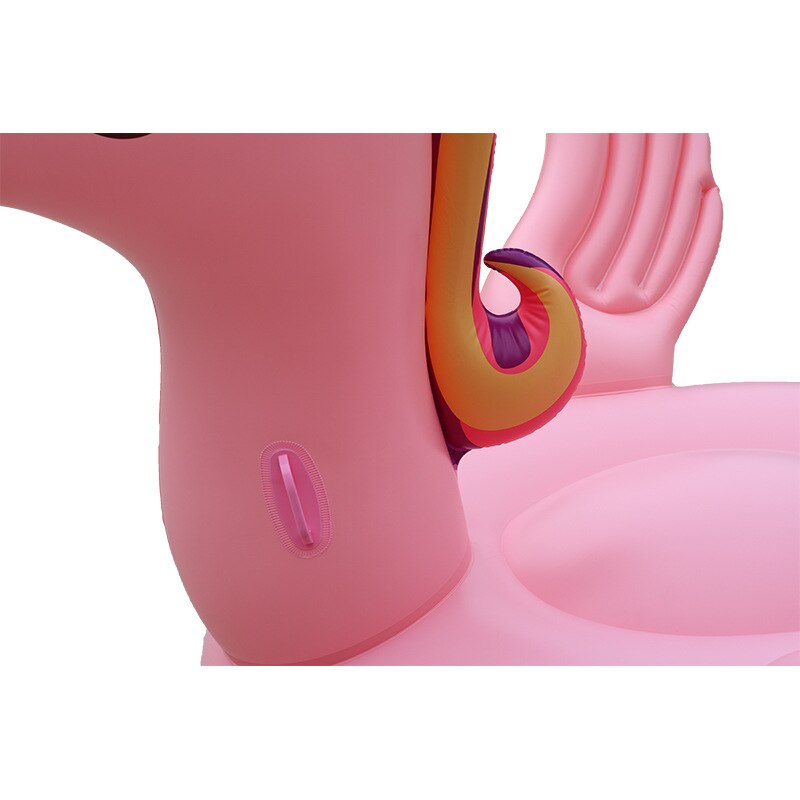 275cm Swimming Pool Float Giant Inflatable Pink Wing Unicorn In Water Floating Row Air Mattresses Swim Rings Water Toy