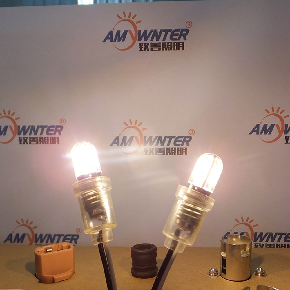 10 Uds E10 bombilla Led Ba9s 6V T4w 1w luz indicadora 6,3 V 12V 24V 48V 60V 120V 220V 2835 4SMD
