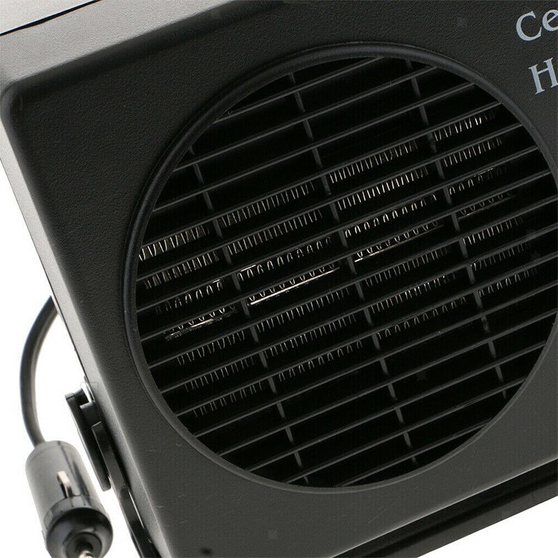 12V High Power Car Heater 150W / 300W High Heat Conversion Rate Car Heater Adjustable Power Ceramic Cooling Fan