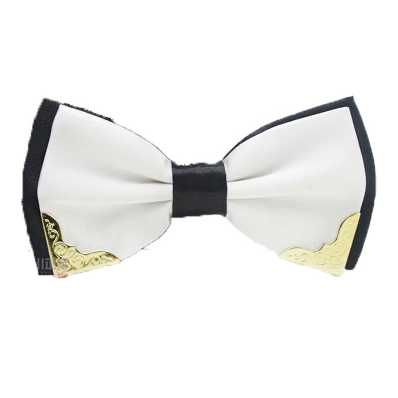 Pajarita Formal de para hombre, accesorios de pajarita o corbata con mariposa, mariposas, para accesorios para niños: Blanco