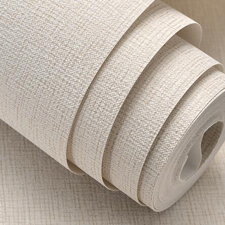 Blanco, Beige, marrón textura Simple fondo liso papel de pared de Color sólido moderno tejido papel tapiz rollo decoración del hogar: WP64705