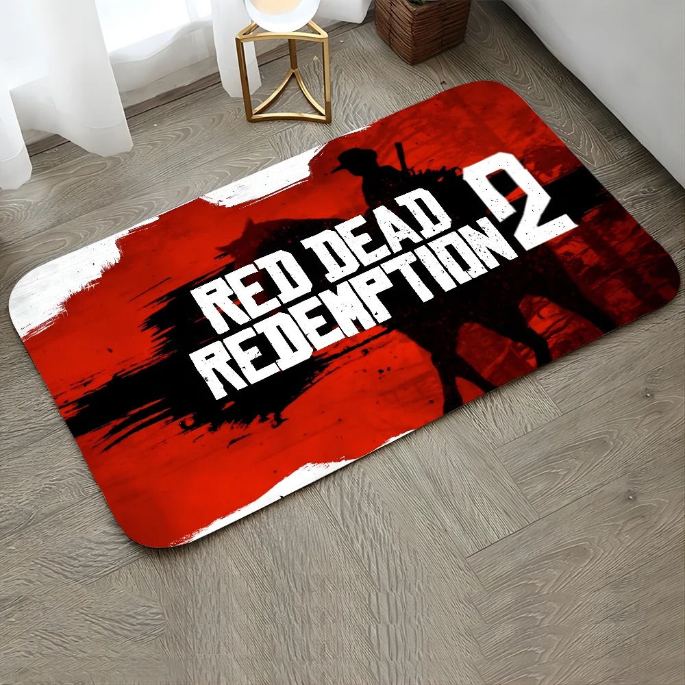 rot tot Erlösung 2-matt Willkommen rutschfester Eingangsteppich für Wohnzimmer, Heimdekoration, Badematten, Boden, waschbare Eingangsteppiche: 40x120 cm / Licht Grau