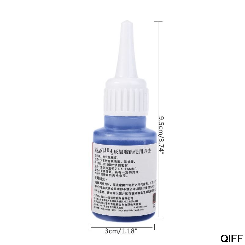 Anaerobinen liima metalli lukko ruuvi liima kierre tiivistys ruosteenesto alhainen lujuus elo . 8