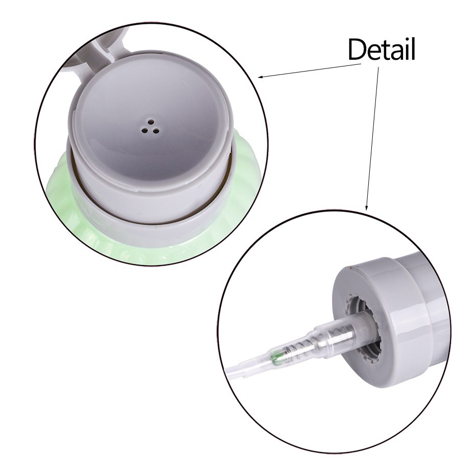 Volledige schoonheid 200ml lege flessen roze navulbare container voor vloeibare alcohol druk pomp dispenser make-up nagelkunst accessoire  ch003