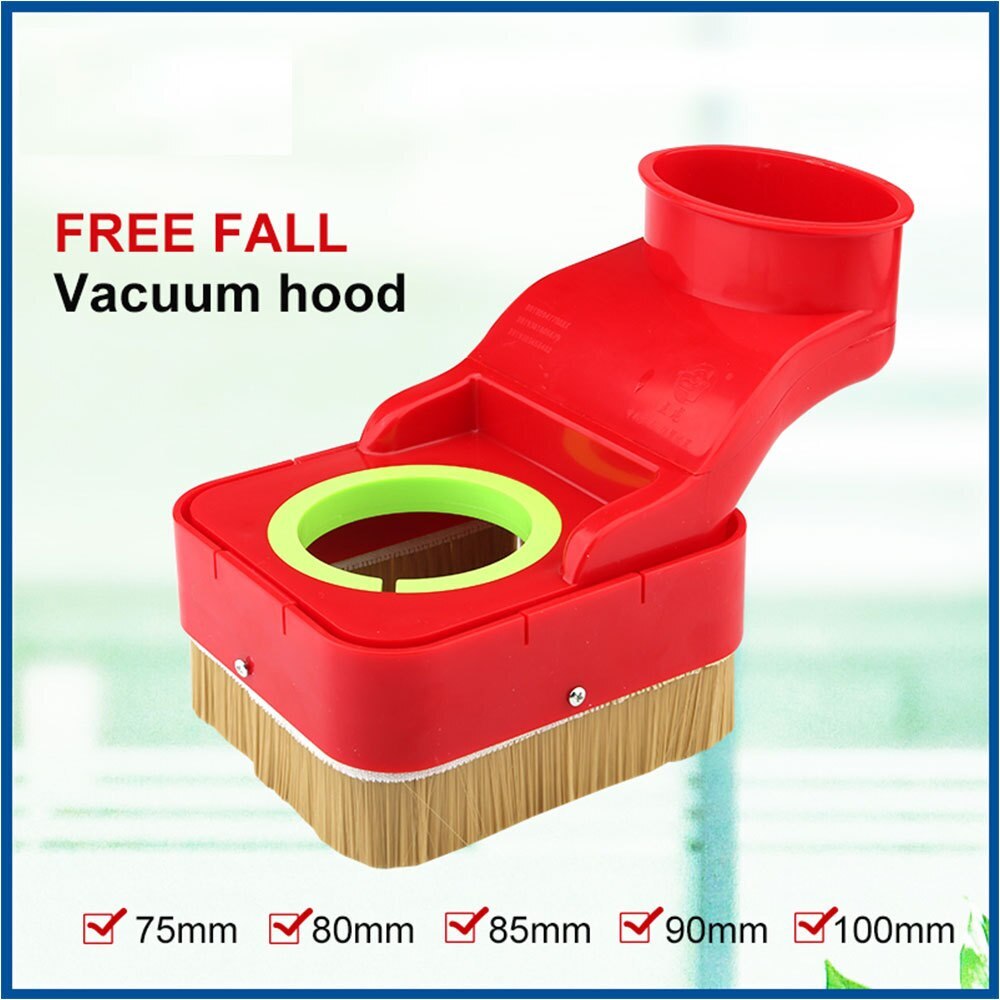 Dust cover, Woodworking Dust cover, dust cover, dust removal brush Vacuum Cleaner Brush for CNC Milling machine Spindle