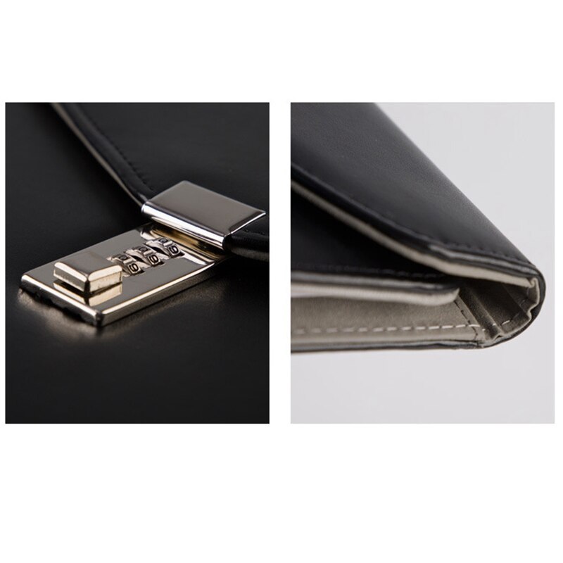 Binder  a4 dossiermap met slot business manager wachtwoord aktetas archiefkast houder manager wachtwoord aktetas tas