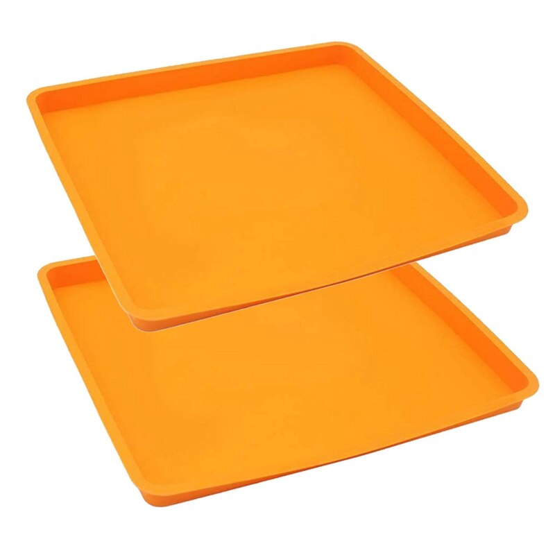 2 Pcs Swiss Roll Cake Mat Flexible Baking Tray Silicone Cookies Mold: Default Title