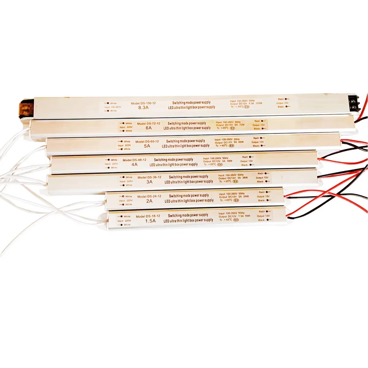LED Driver Schakelende Voeding 110 V/220 V naar 12 V 24 V 24 W 36 W 48 W 60 W 100 W ultrafijne LED Driver Verlichting Transformator