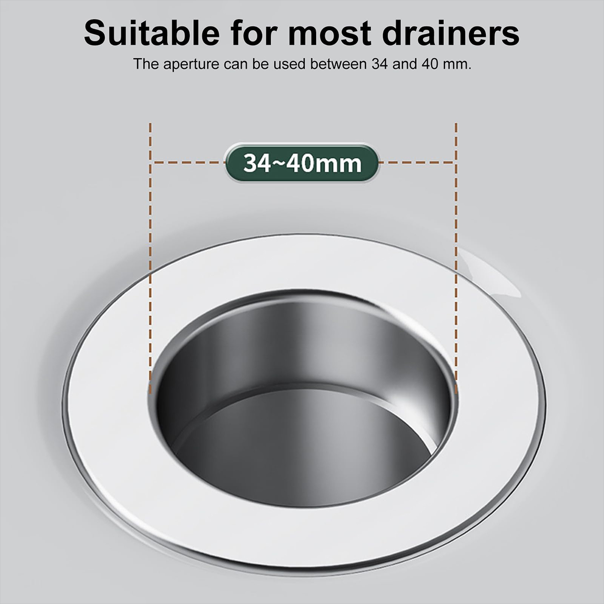 Drain Stopper for Bathroom Sink Hair Trap Universal Anti-Clog Filter Catcher Kitchen Bathroom Supplies