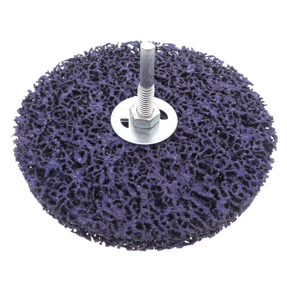 3pcs Strip Discs Abrasive wheel Paint Rust Removal Clean Grinding Wheel Paint Rust Removal Clean For Angle Grinder: 5inch purple