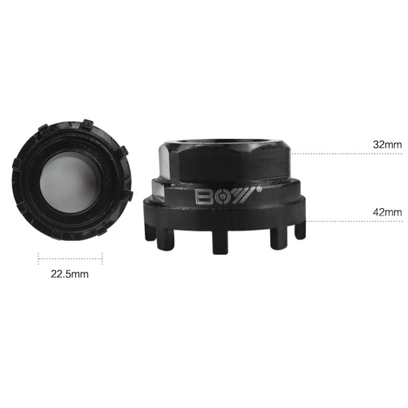 Fiets crank verwijderaar trapas reparatiegereedschap fietsonderdelen verwijderaar staal