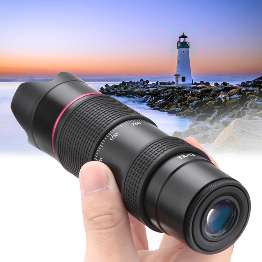 Telescoop Lens Smart Telefoon Camera Lens 12X Monoculaire 1080P Hd Zoom Telelens Voor Iphone Voor Samsung Mobiele Telefoon dslr Camer