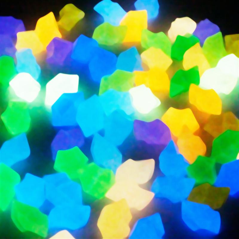 1 Set Aquarium Stone Fish Tank Stone Ornament Luminous Stone Fish Tank Stone Fish Tank Decor For Aquarium Garden