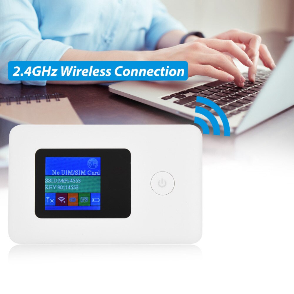 LR112E SIM Card Type 4G Modem WiFi Router 2.4GHz 150Mbps Data Transmission Mobile WiFi Hotspot