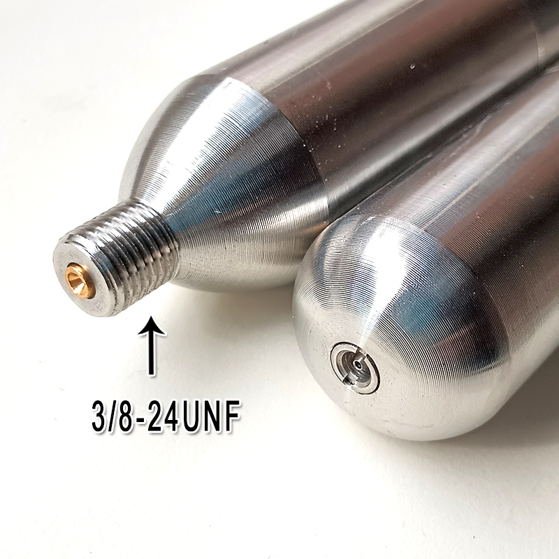 Resirkulerbar 33g 24g co2 patroner sylinder brus til fiske reddende redningsvest airbag Vest kajakk surfe dykkerutstyr brann