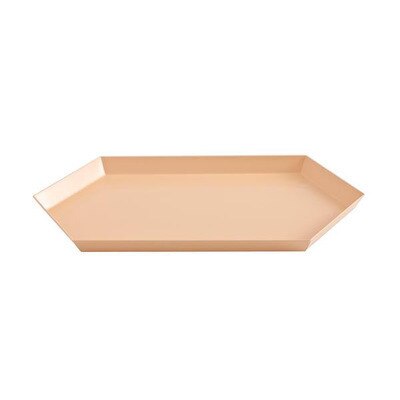 Coloré polygone bijoux plaque bureau combinaison plateau de rangement nordique géométrique diamant métal Hexagonal thé fruits bijoux plat: 12