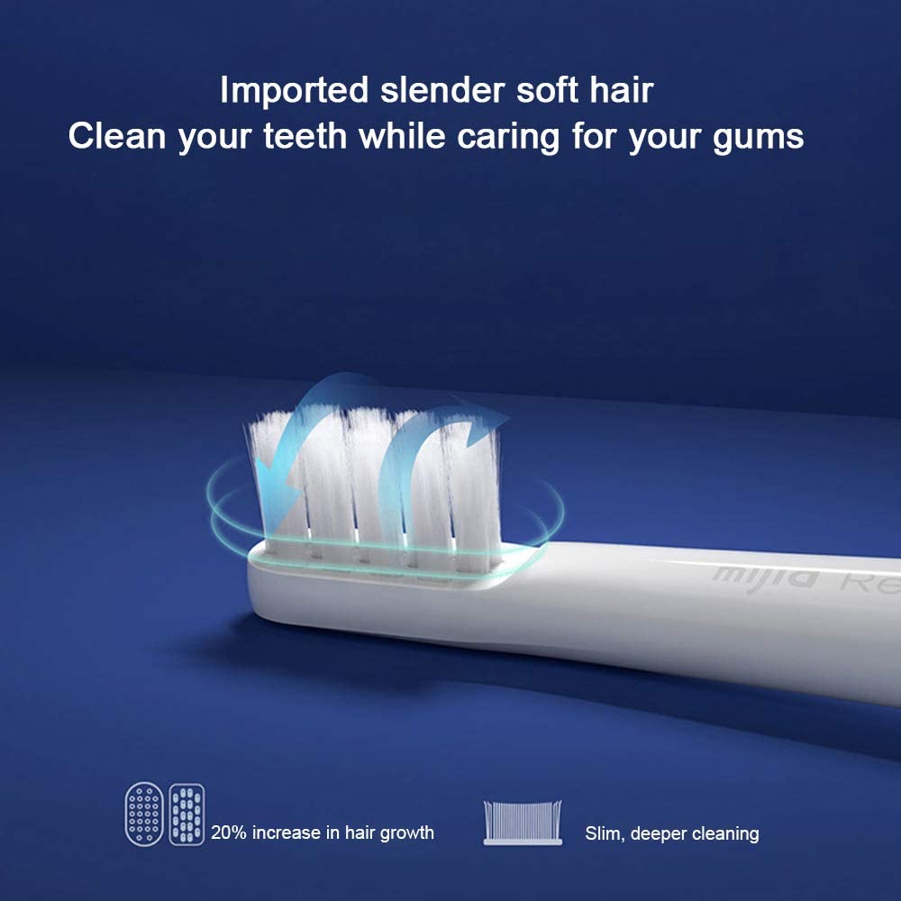 XIAOMI-cepillo de dientes eléctrico inteligente Mijia T100, cepillo de dientes sónico IPX7, resistente al agua, con cabezal