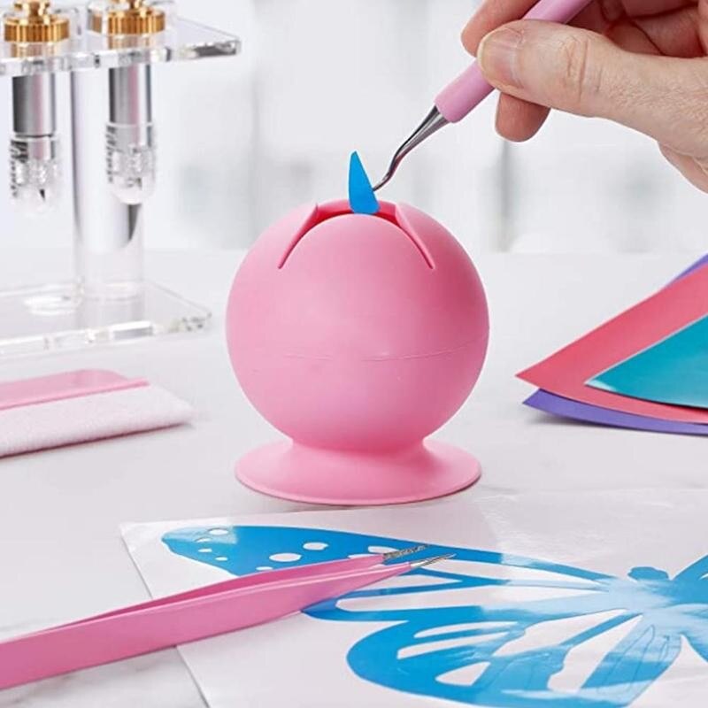 Vinyl Weeding Scrap Waste Collector Suction Cup Weeding Tool Household School Craft Collector DIY Handcraft Storage Accessires